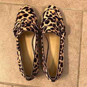 Talbots leopard print flats